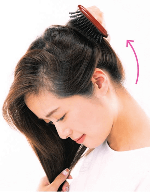 쿠션감 있는 넓은 면적의 빗 쿠션감 있는 넓은 면적의 빗
