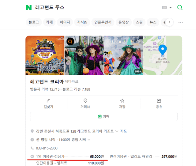 레고랜드 입장권 네이버 정가 레고랜드 입장권 네이버 정가